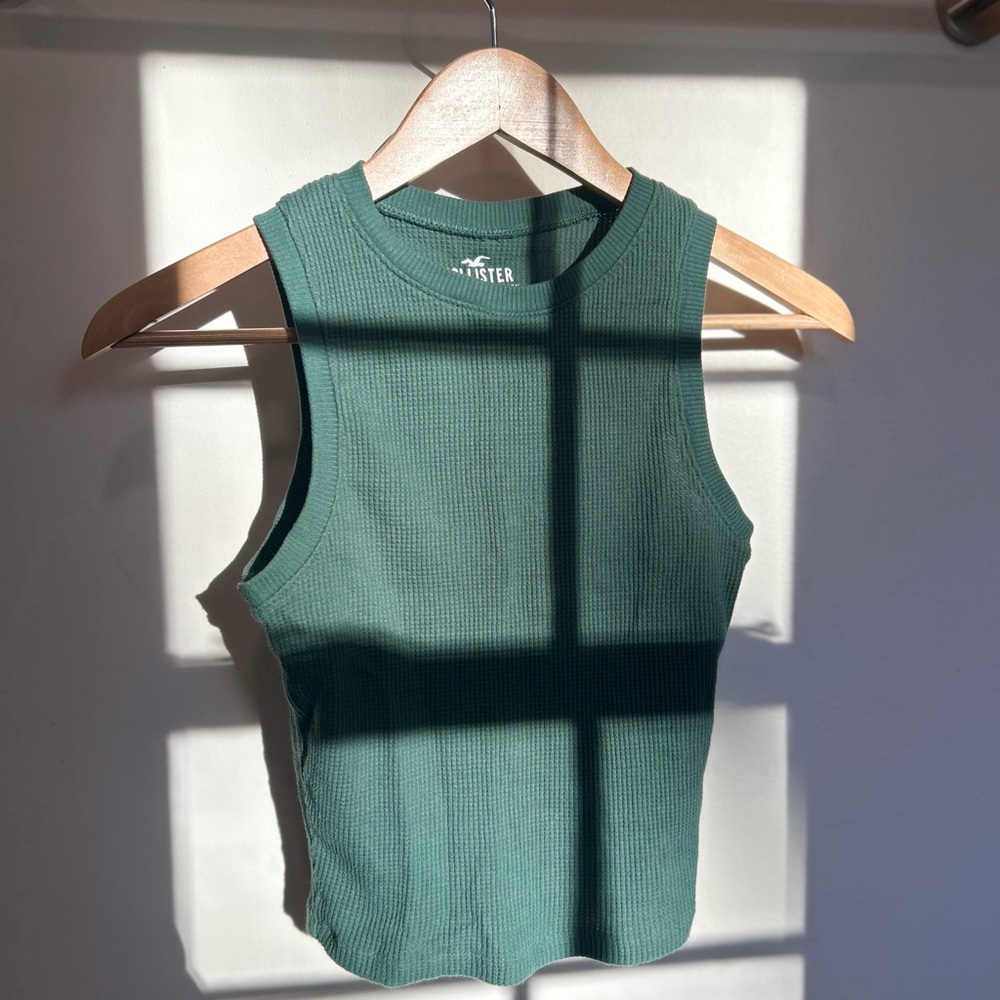 Hollister Dark Green Sleeveless Tank
